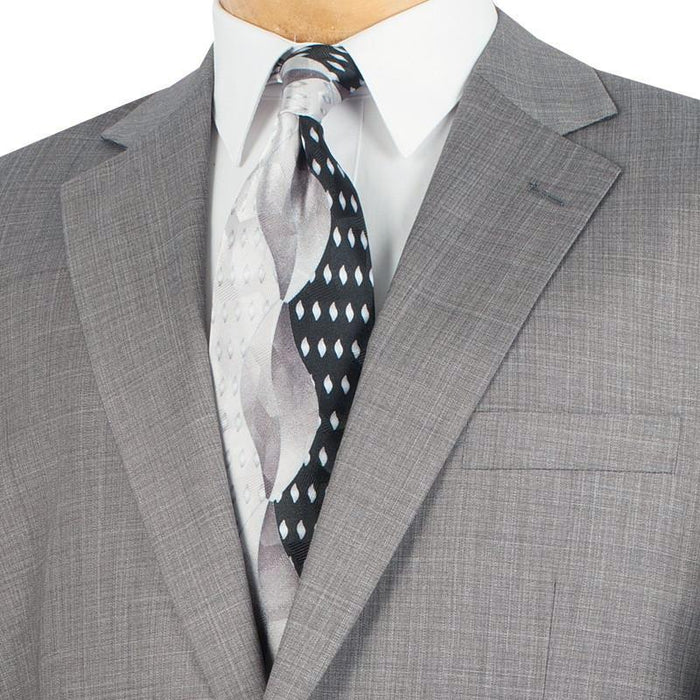Monte Carlo Textured Weave 2 Piece Suit Gray