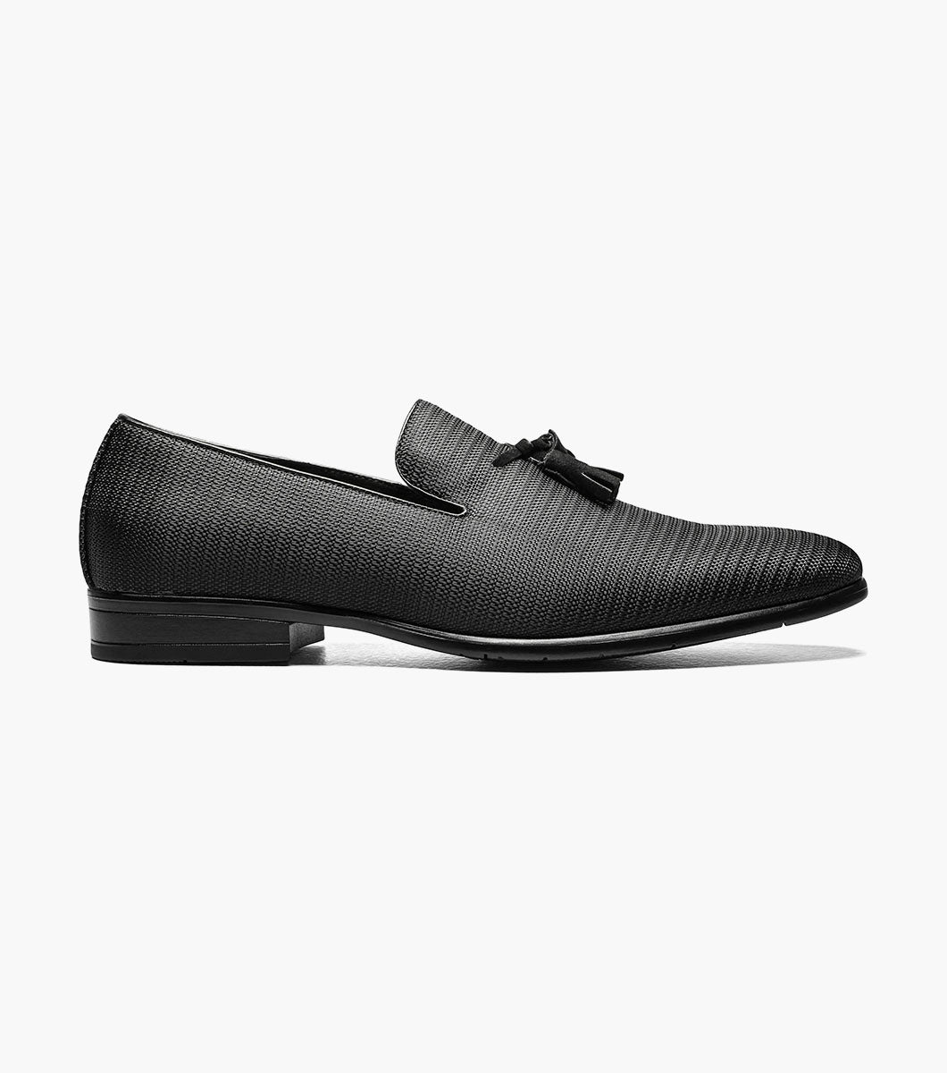 Stacy Adams Tazewell Plain Toe Tassel Slip On by Stacy Adams Shoes