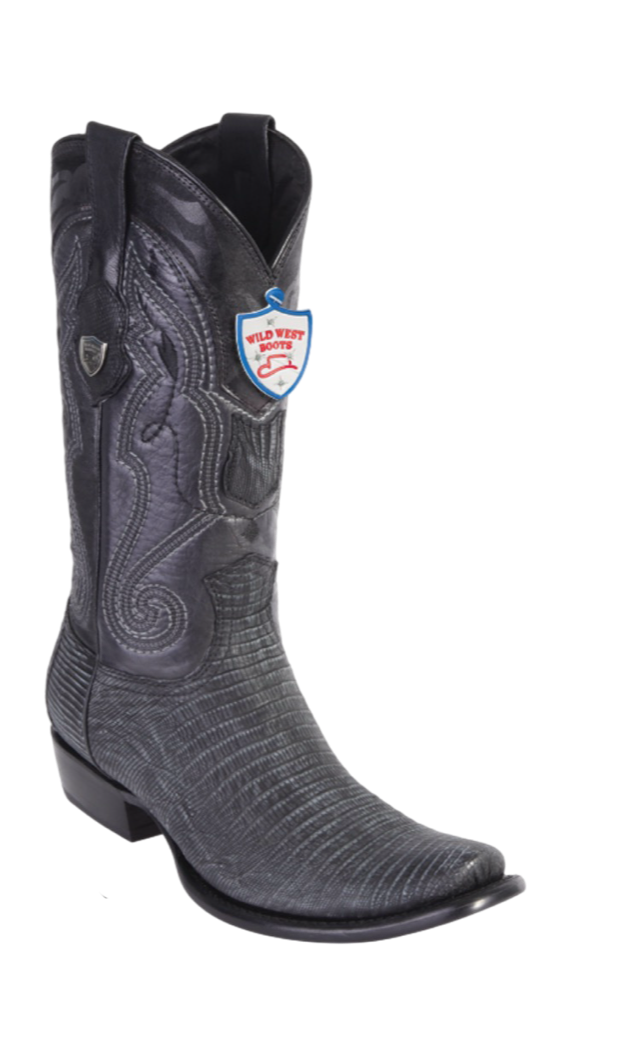 Wild West Sand Gray Armadillo Dubai Toe Boots