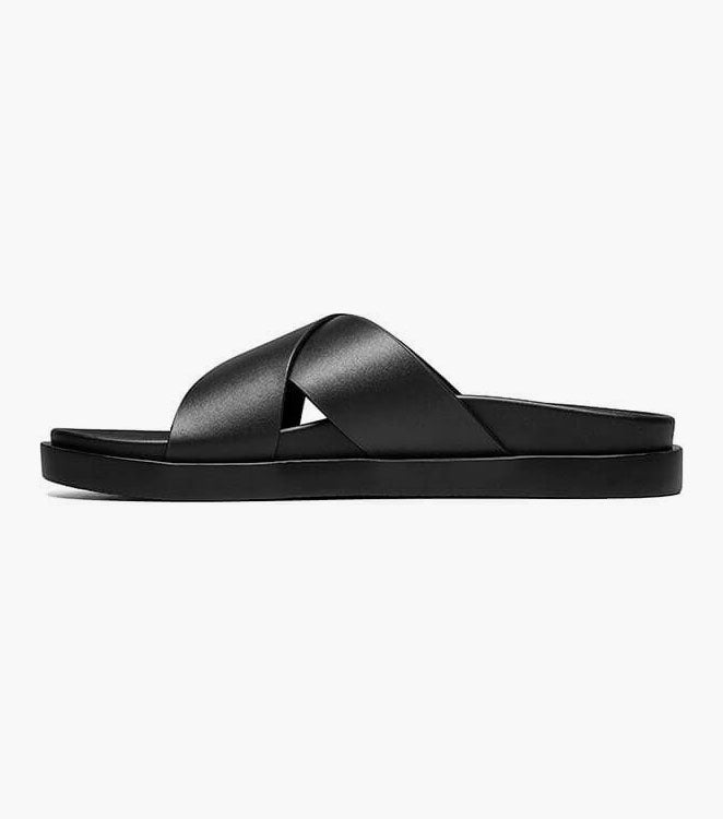 Stacy Adams Montel Cross Strap Slide Sandal by Stacy Adams Shoes