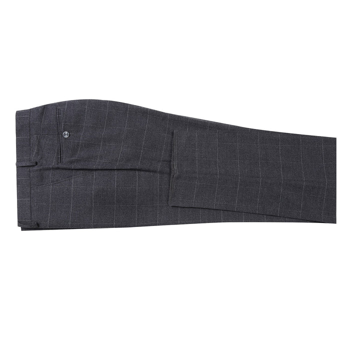 Men's Slim Fit Checked Suit by Renoir
