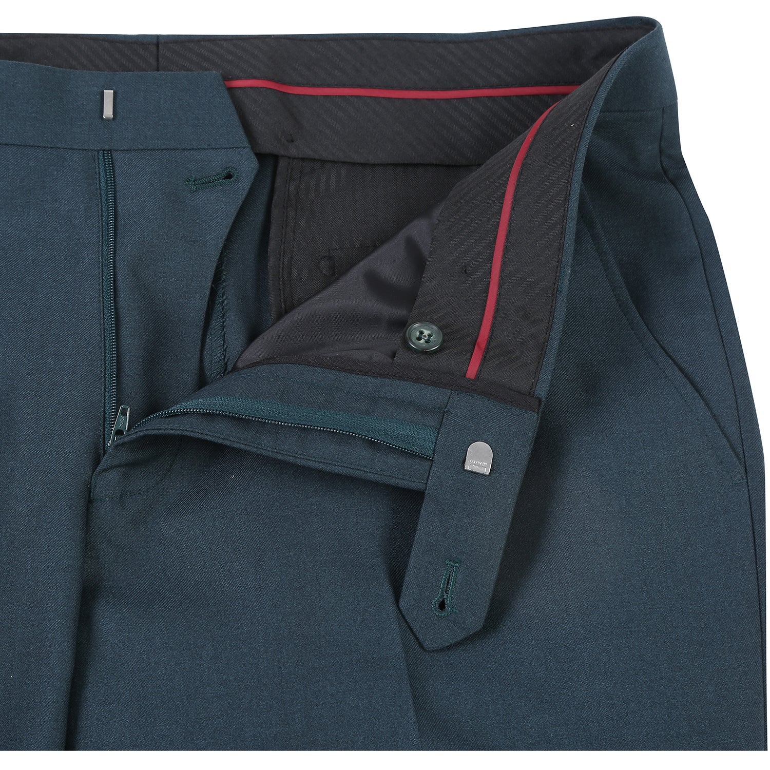 Men's Slim Fit 2-Piece Notch Lapel Suit by Renoir