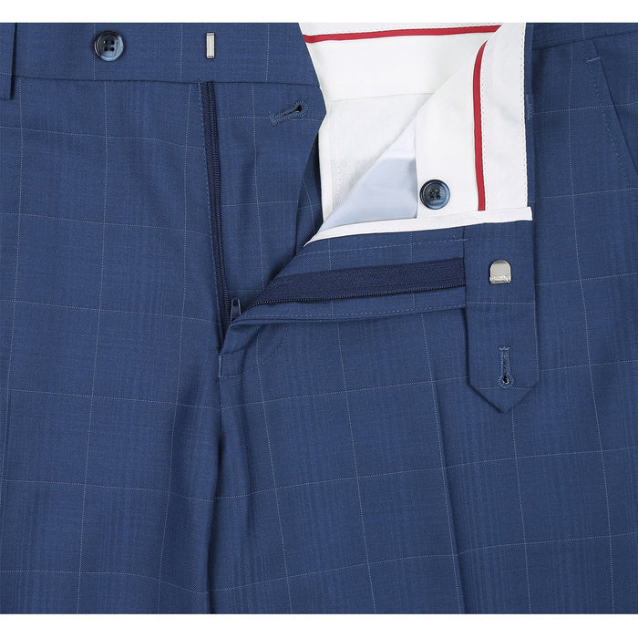 Men's Slim Fit 2-Piece Check Dress Suit