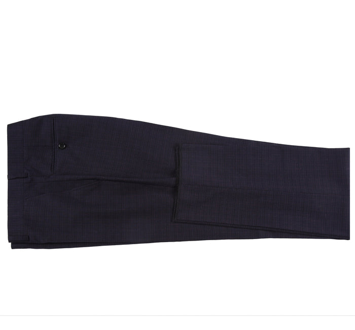 Classic Fit Single Breasted Micro Check Suit