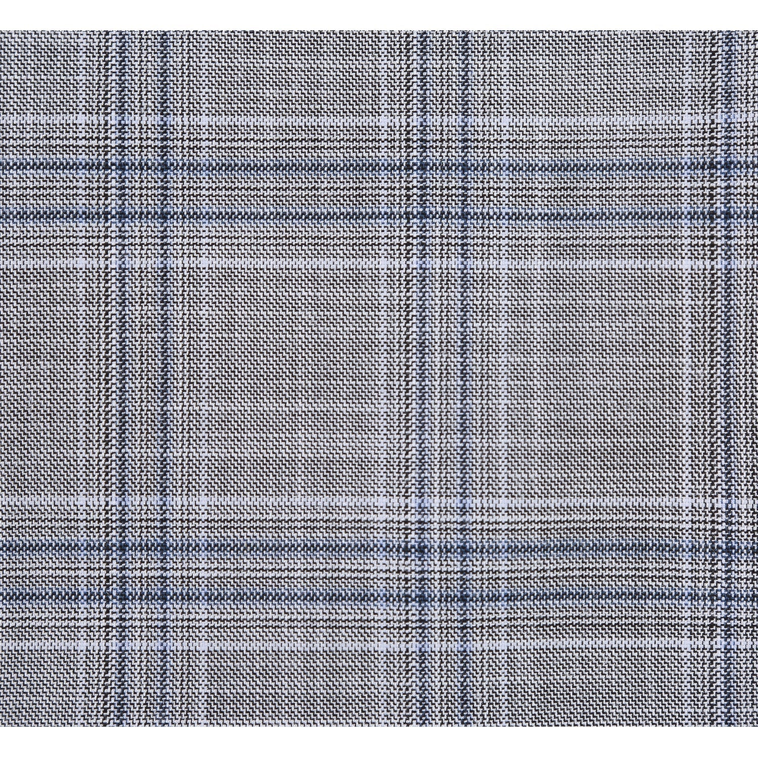 Men's Classic Fit Checked Suit by Renoir