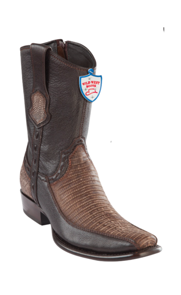 Wild West Armadillo Leather Boots Sand Brown