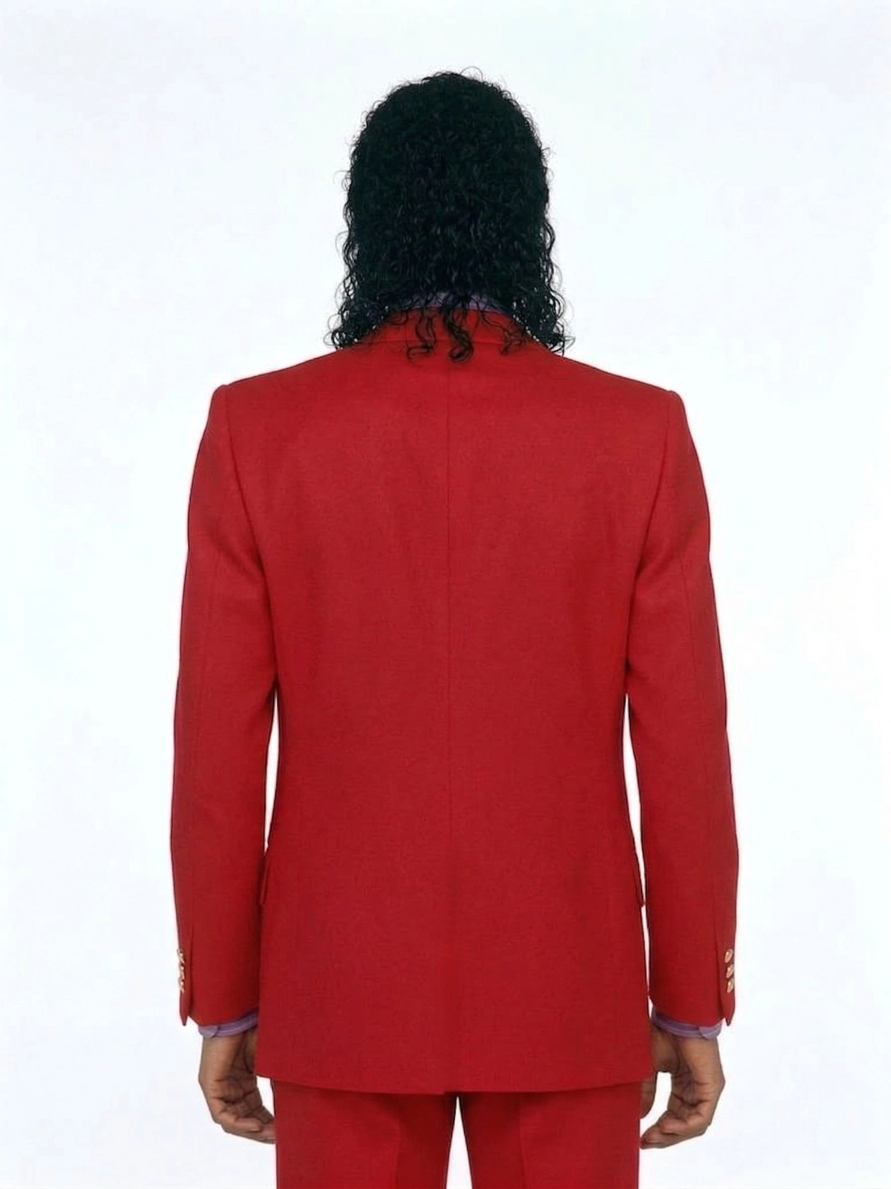 mens red dress jacket sequin mens jacket, hot red, Angelino 50