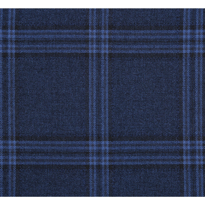 Men's Slim Fit Checked Suit 293-22 by Renoir