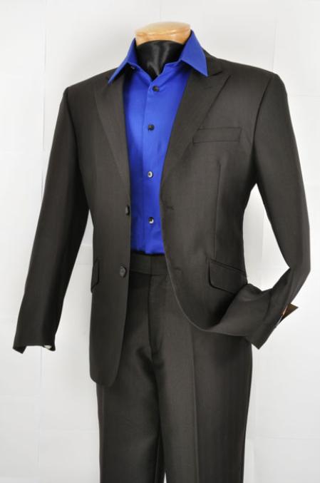 Men's Slim Fit Affordable Cheap Priced Business Suits Clearance Sale Online Sale Black