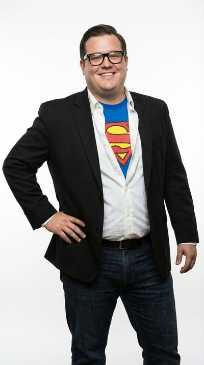 Mens Black Blazer – Clark Kent Inspired Smart Casual Office Blazer for Men Classic Everyday Formal Jacket