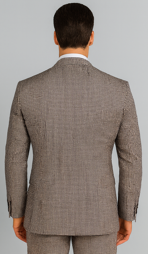 1920's 1930's Vintage Suit - Peak Lapel Suit - Vested Suit - Peak Lapel Double Breasted Suit - Classic Fit Pleated Pants