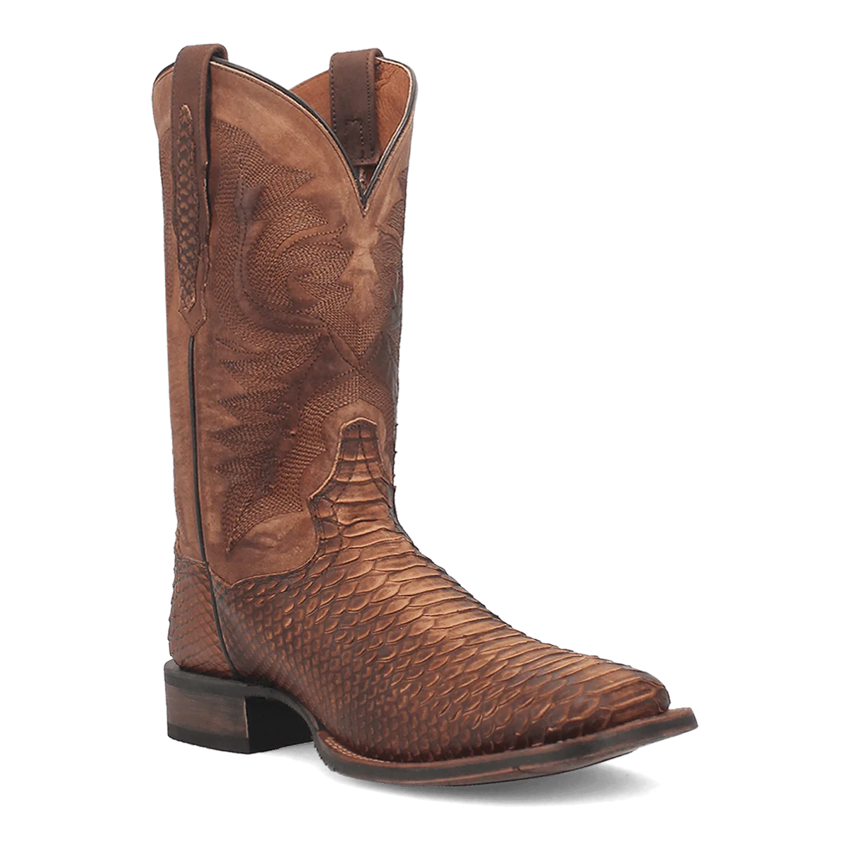 Dan Post Men's KA Python Print Square Toe Boots