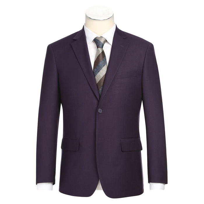Men's Slim Fit Notch Lapel Suit 2-Piece by Renoir