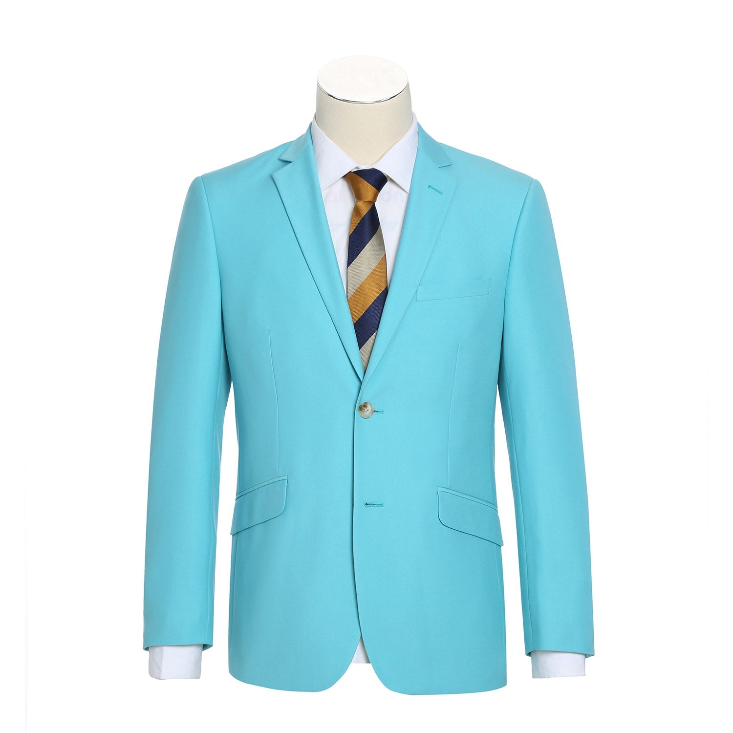 Men's Slim Fit Notch Lapel 2-Piece Suit