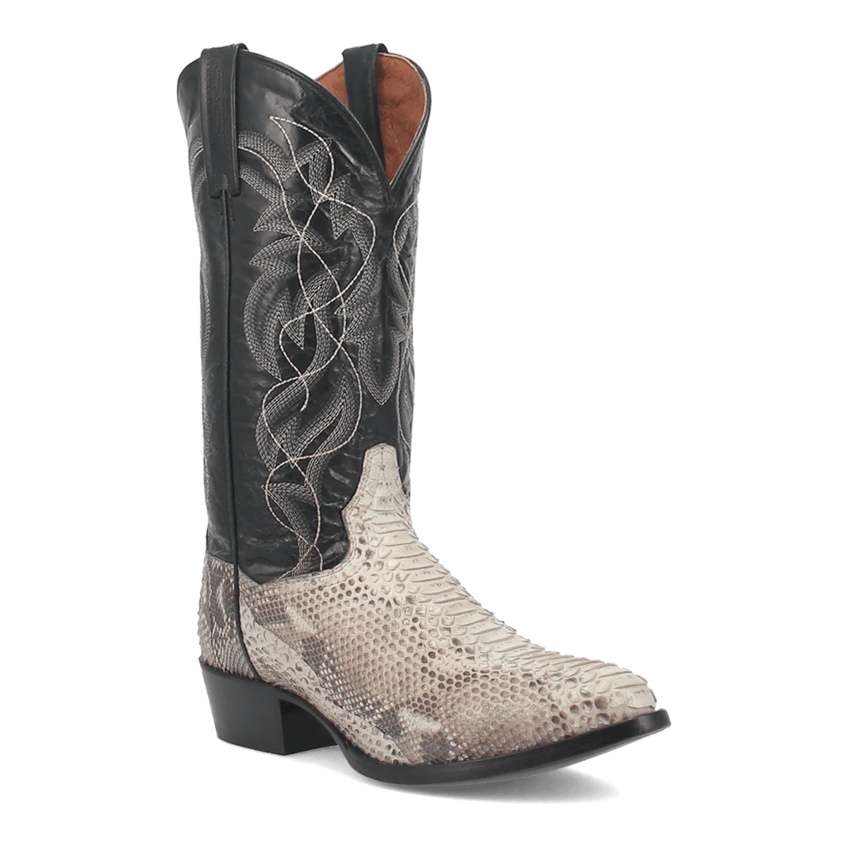Dan Post Manning Python Snakeskin Boots Natural