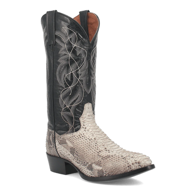 Dan Post Manning Python Snakeskin Boots Natural