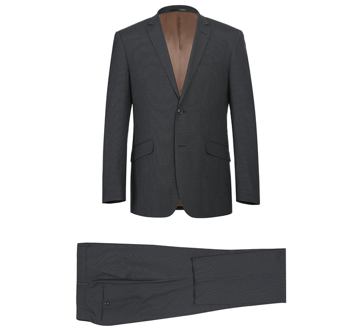 Men's Slim Fit Stretch Dress Suit by Renoir