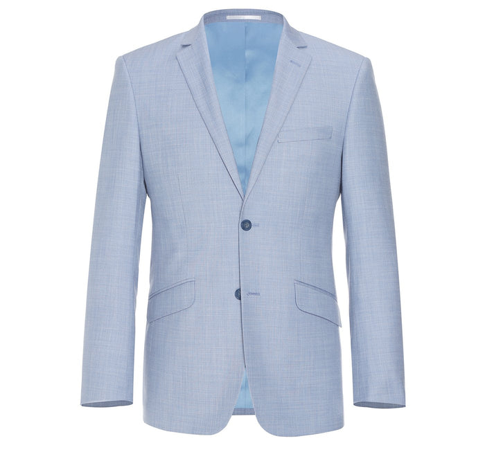 Men's Slim Fit Notch Lapel Suit by Renoir