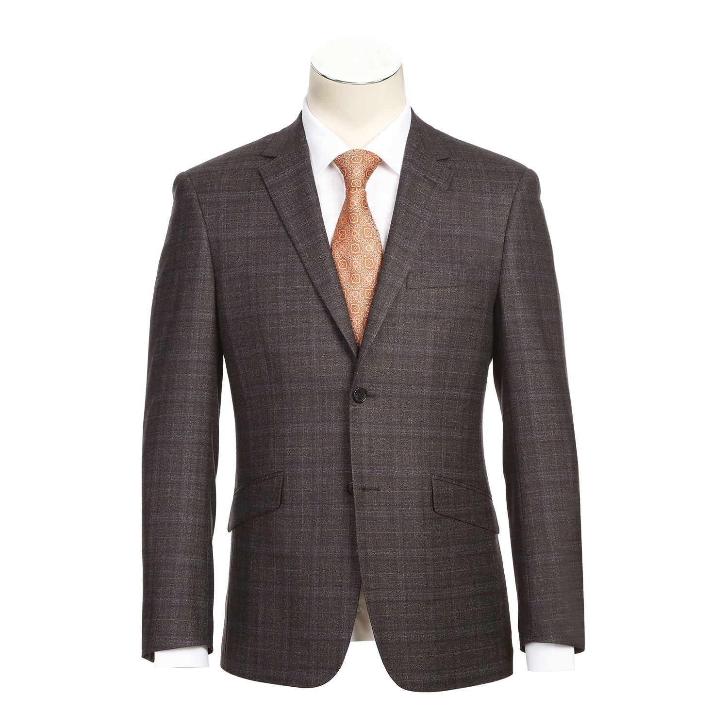 Men's Slim Fit Wool Stretch Suit by Renoir
