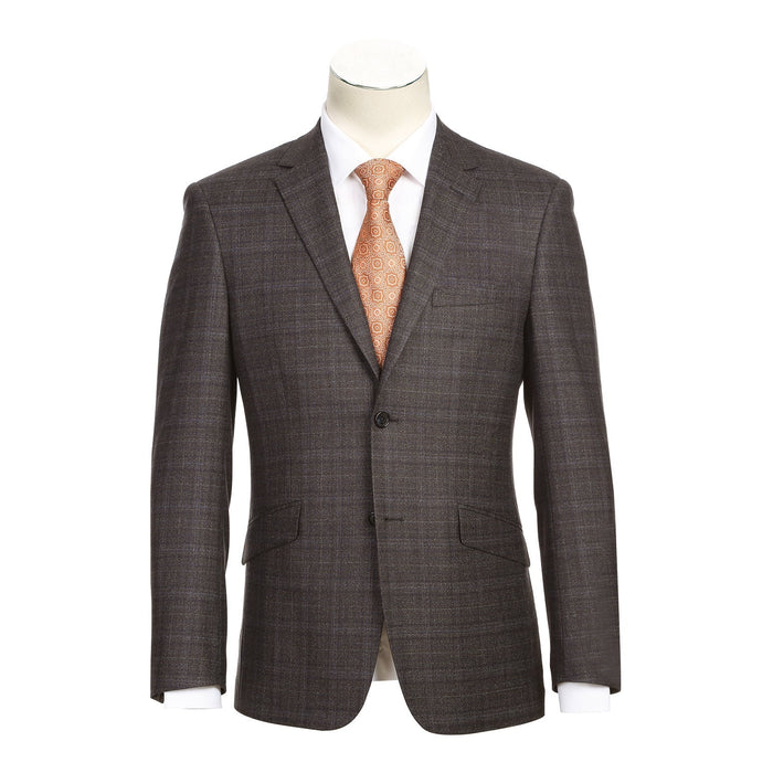 Men's Slim Fit Wool Stretch Suit by Renoir