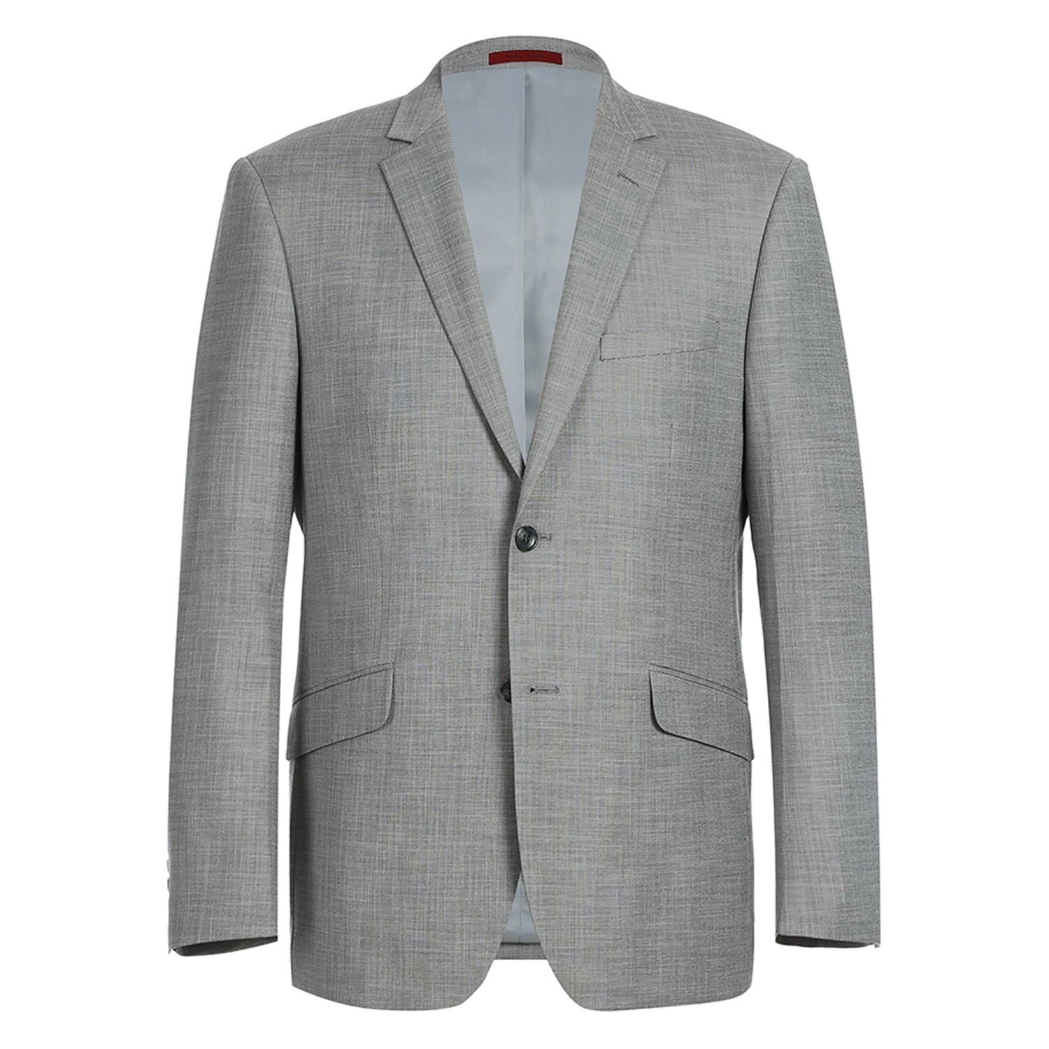 Men's Slim Fit Gray Suit with Notch Lapels