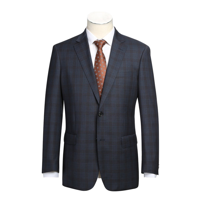 566-3 Men's Classic Wool Suit by Renoir