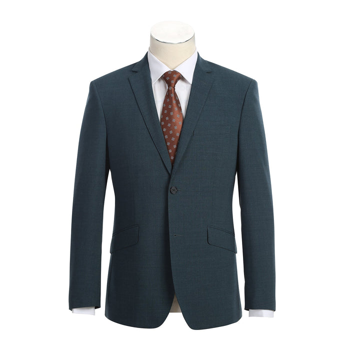 566-5 Slim Fit Wool Suit for Men by Renoir