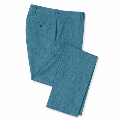 Linen Pant - Caspian