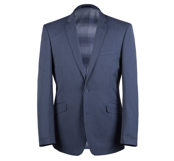 Men's Slim Fit 2-Piece Notch Lapel Suit by Renoir