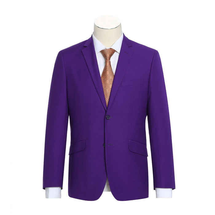 Men's 2-Piece Slim Fit Suit - Notch Lapel