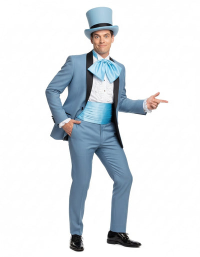 Dumb and Dumber Blue Tuxedo Costume & Hat