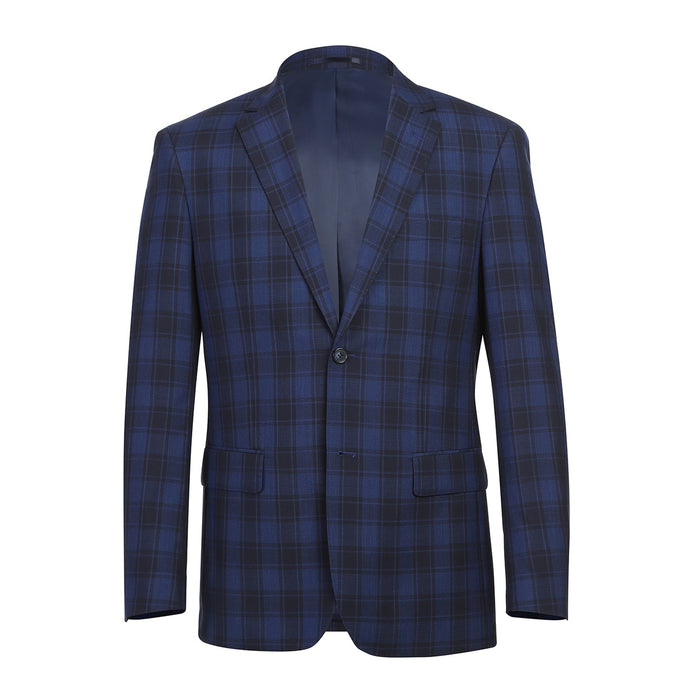 566-1 Men's Slim Wool Suit by Renoir