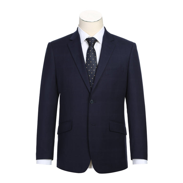 Slim Fit Checked Suit 293-29 for Men