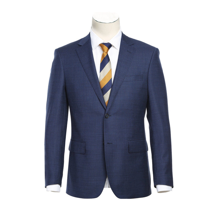 Men's Slim Fit Wool Suit by Renoir