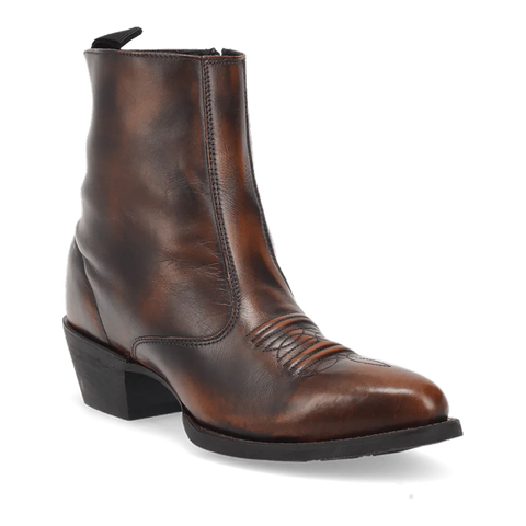 Laredo Fletcher Men's Leather Boots with Zipper