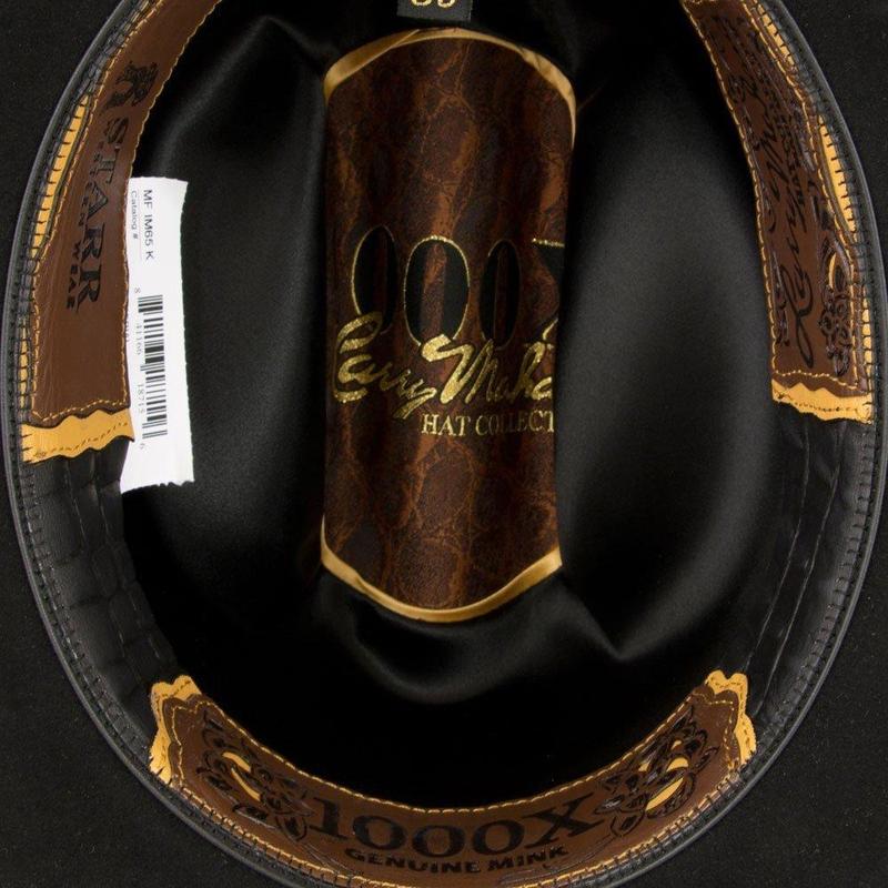 1000x Larry Mahan Imperial Mink Hat Black