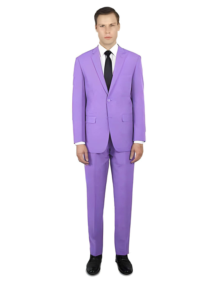 2 Button 2020 New Formal Style!  Classic Fit Lavender Suit