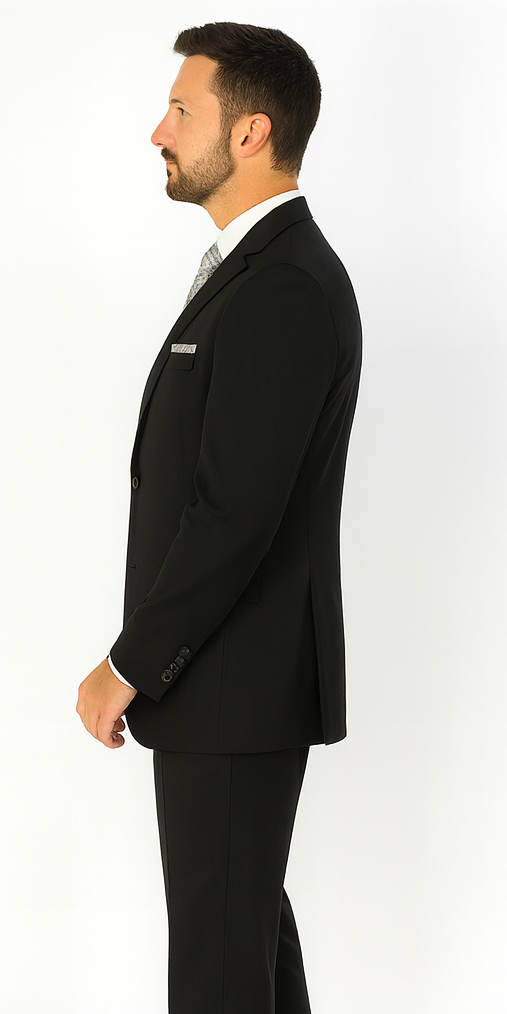 2 Button Black Tone/Tone affordable Cheap Priced Business Suits Clearance Sale online sale