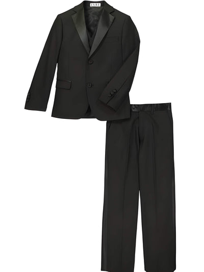 2 Button  Prom ~ Wedding Groomsmen Tuxedo Black Suit