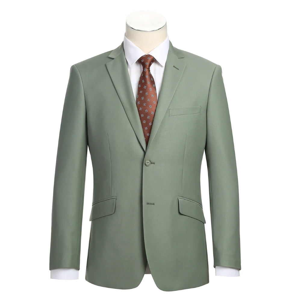 Vanderbilt Classic Sage 2 Piece Suit