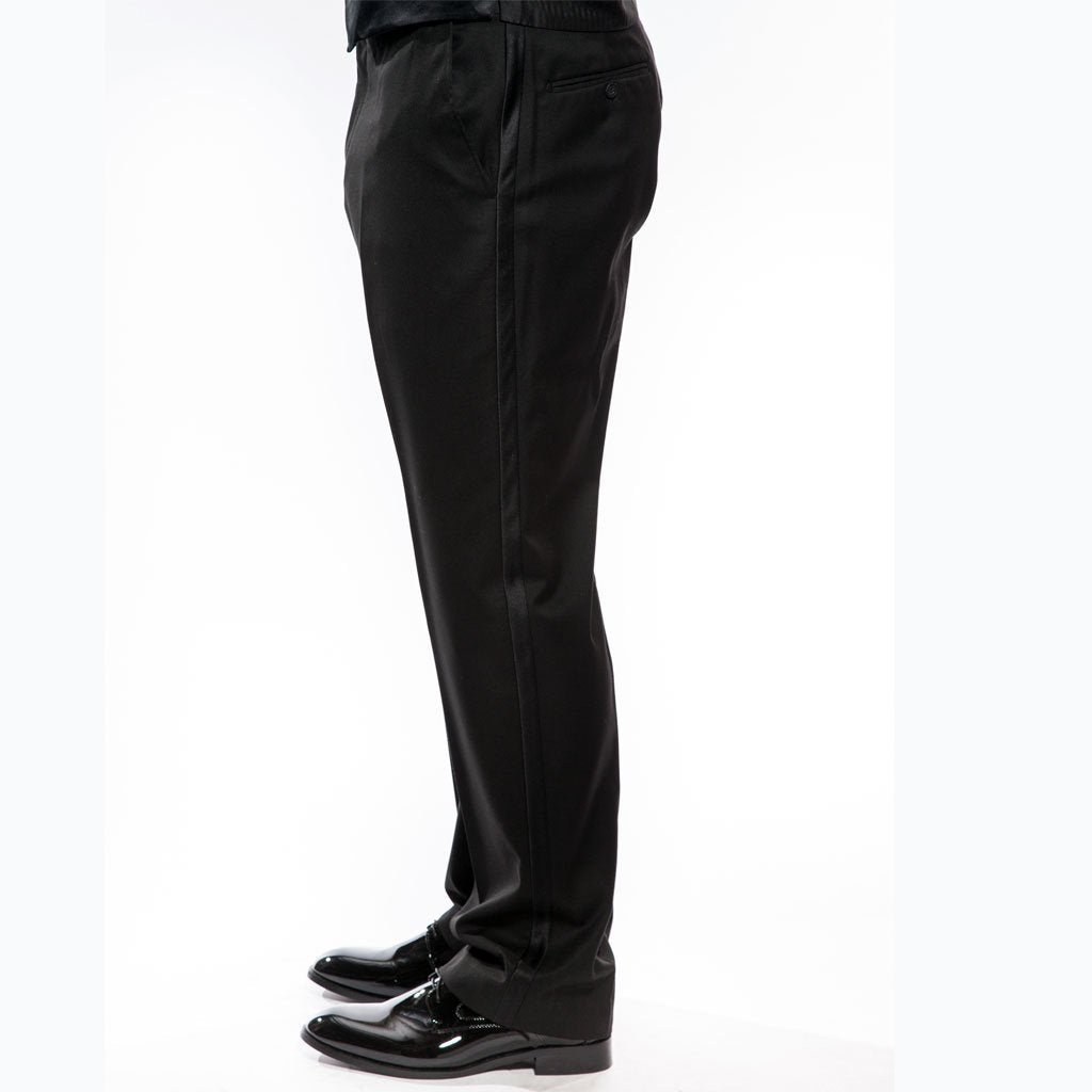 Black Tuxedo with Notch Lapel Classic Fit - Wedding - Prom