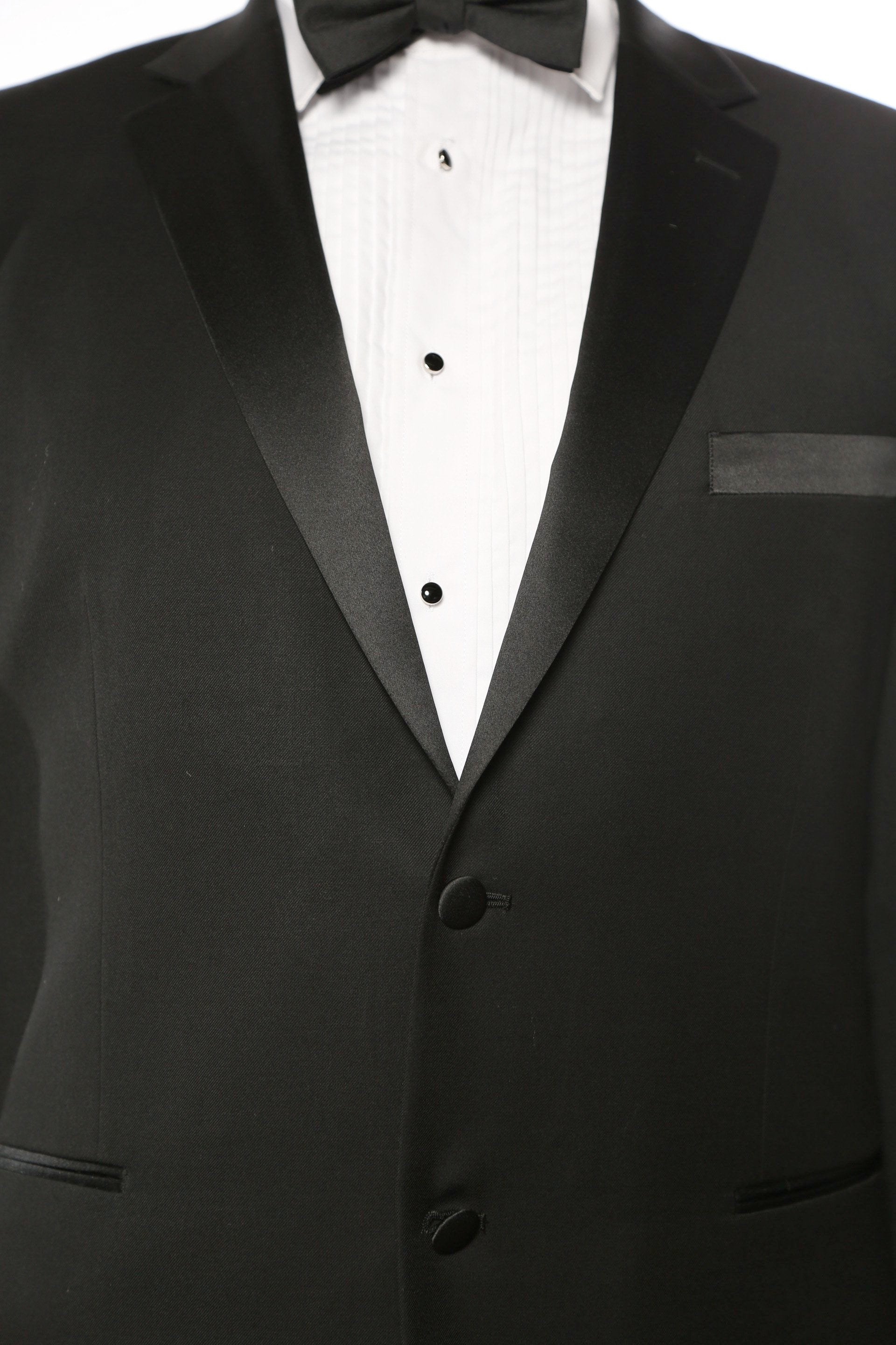 Classic Black Regular Fit Tuxedo by Rossiman