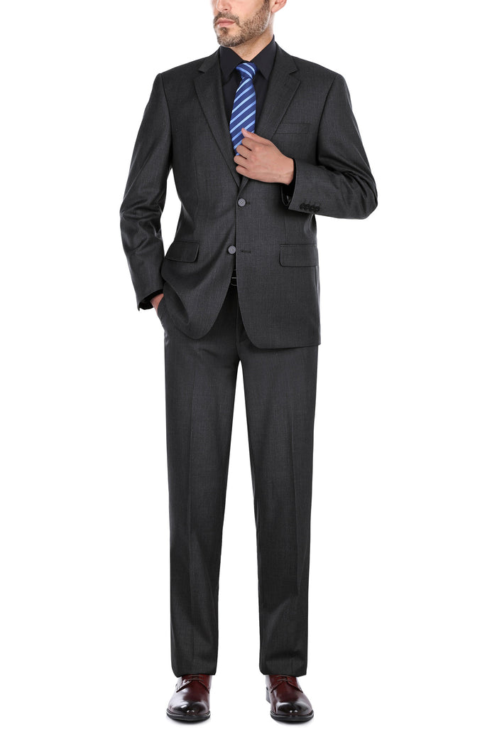 Regular Fit Charcoal Gray 2-Piece Suit - Limited Sizes
