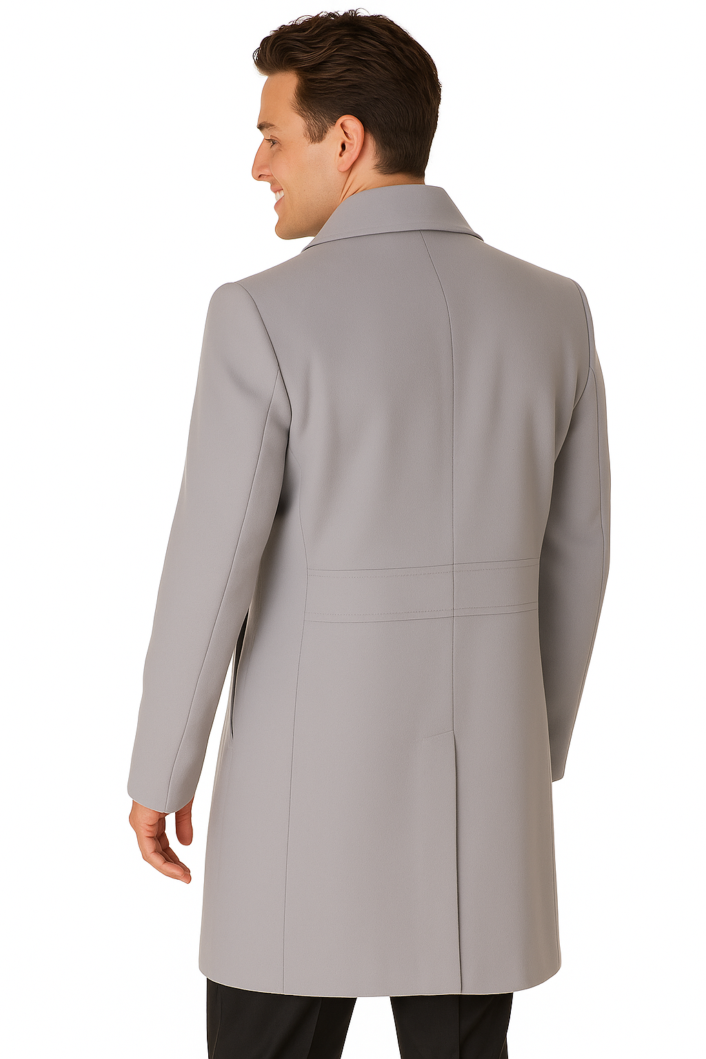 Men's Classic Full Length Overcoat
