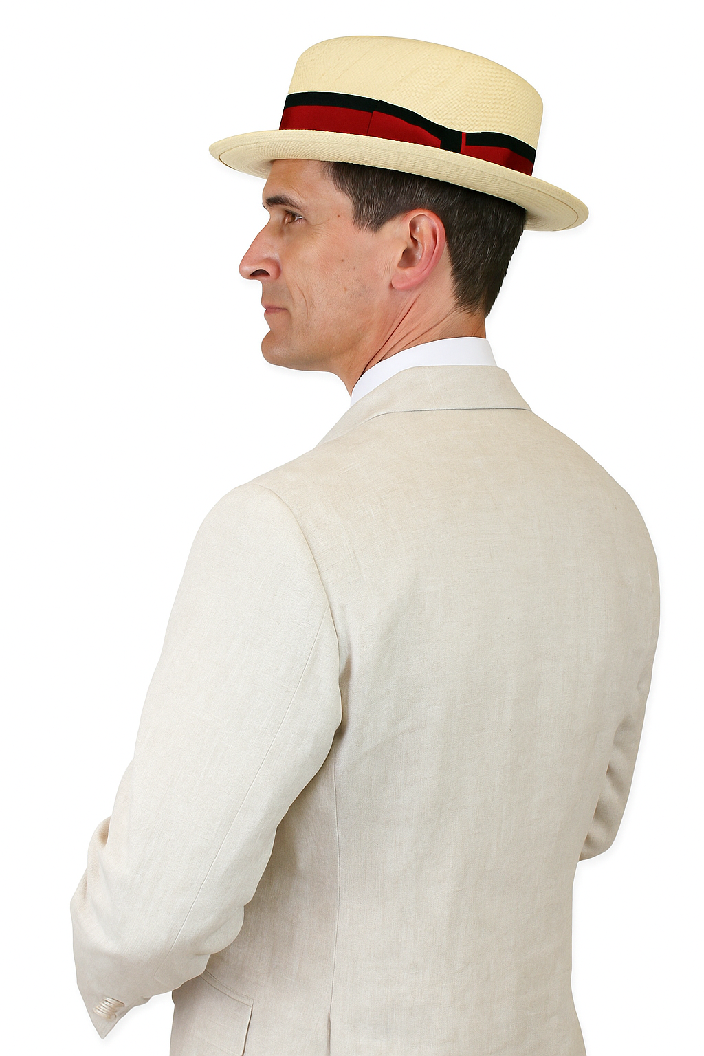 Riverdale Linen Coat - Natural Three-Piece Suit