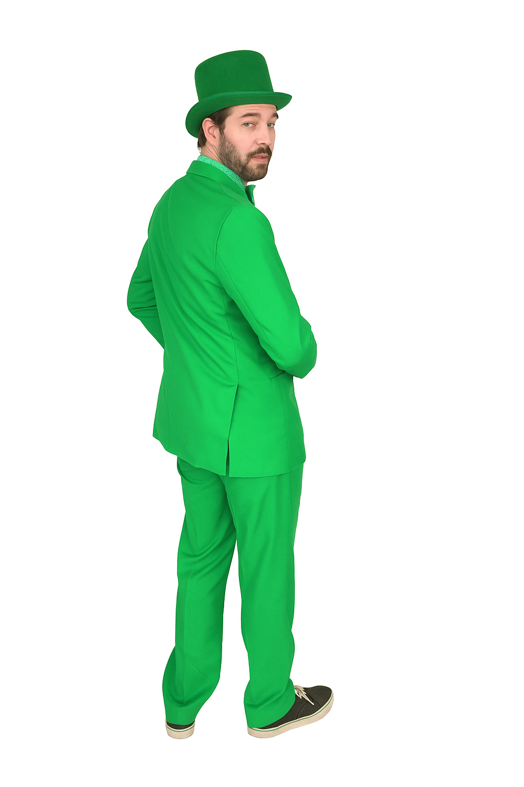 Green Party Suit with Matching Hat
