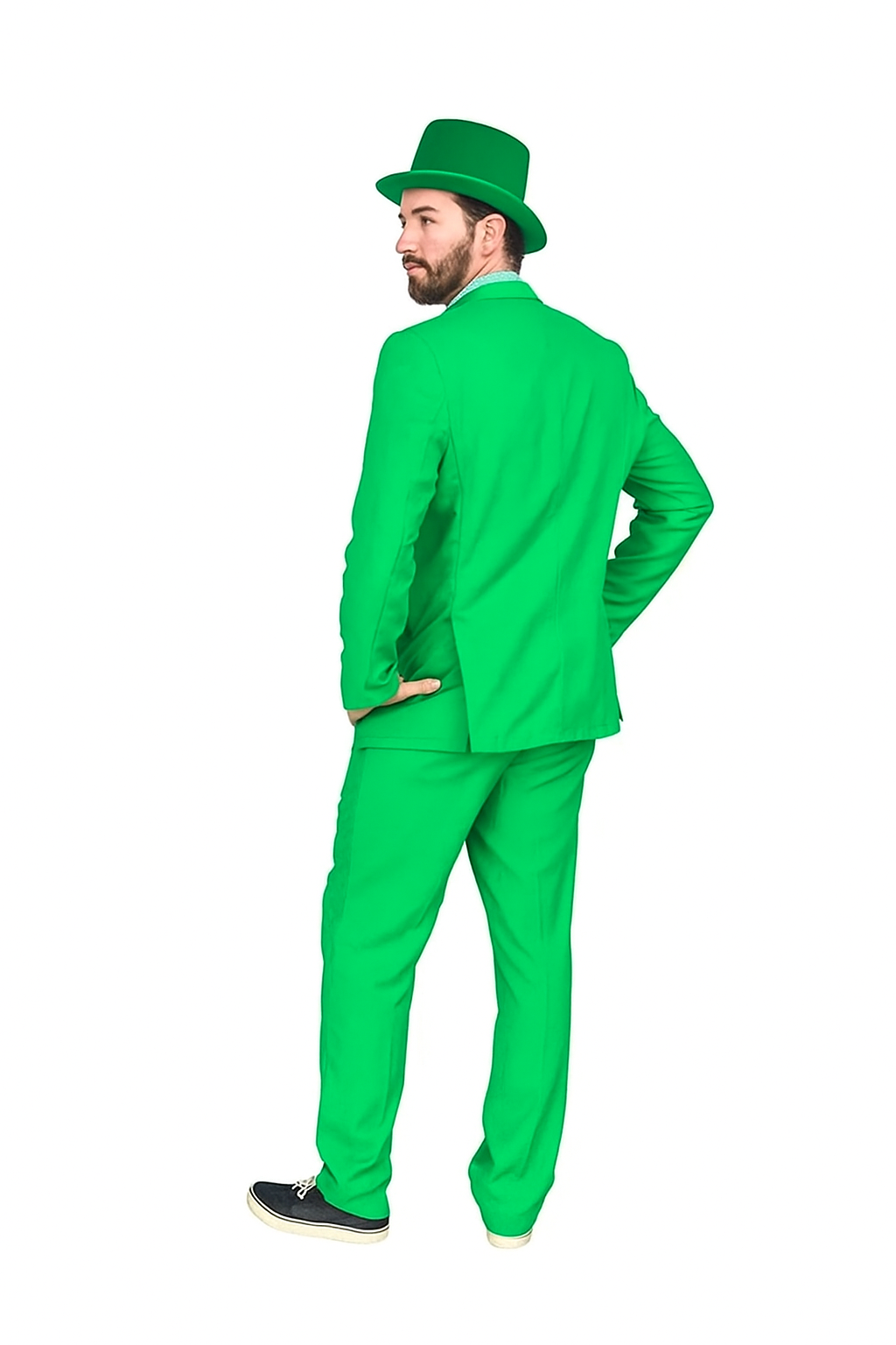 Green Party Suit with Matching Hat