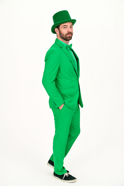 Green Party Suit with Matching Hat