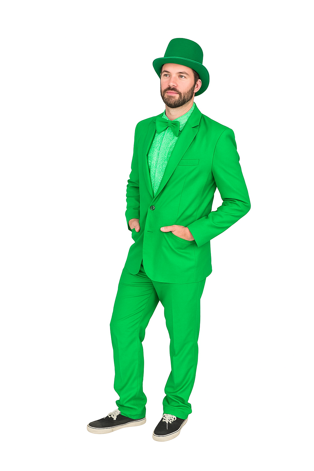 Green Party Suit with Matching Hat