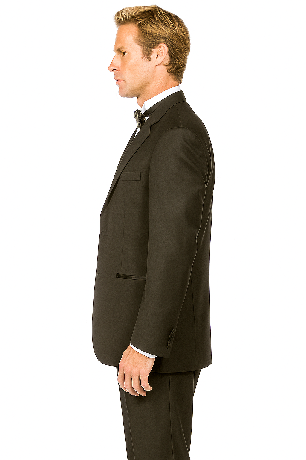Giorgio Fiorelli Two-Button Black Adjustable Tuxedo
